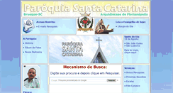 Desktop Screenshot of paroquiasantacatarina.com